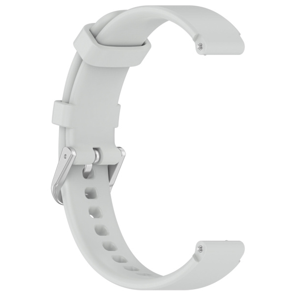 Højkvalitets silikone urrem, 12 mm Grey Grey