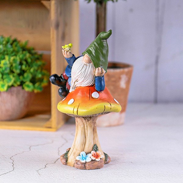 Nisse dekoration statue til haven gårdhave gård græsplæne udendørs