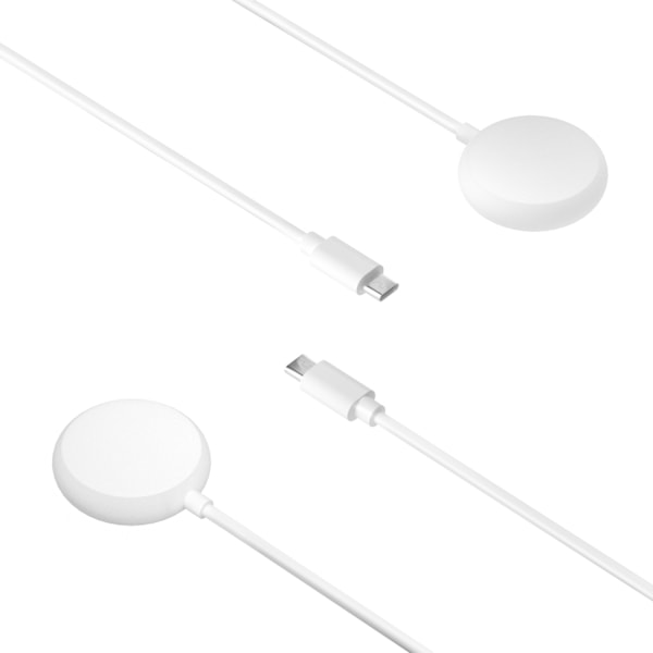 Google Pixel Watch-oplader, magnetisk opladningskabel til Pixel Watch 1. generation Hvid