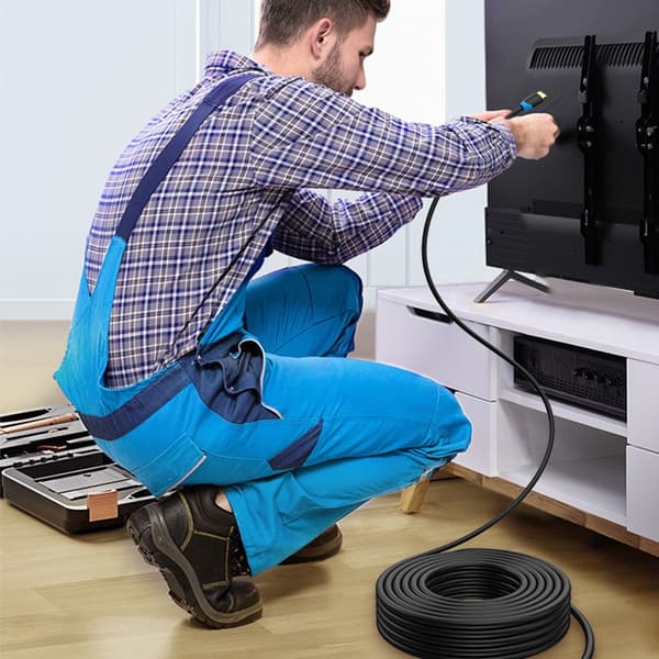 HDMI-kabel - 4K High Speed-forbindelse til TV, PC og projektor 5 m 5 m