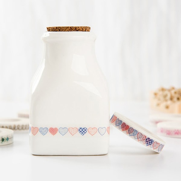 Washi-tejp set - 10 rullar Flerfärgad