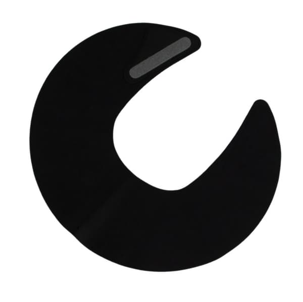 Hårfärgningscape i silikon med magnetisk stängning Black Black