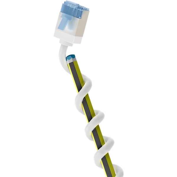 Ultraflexibel patchkabel CAT 6A, slim, U/FTP, vit