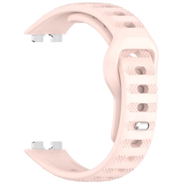 Silikonarmband för Huawei Band 10/9/8 - Prickig Textur Rosa