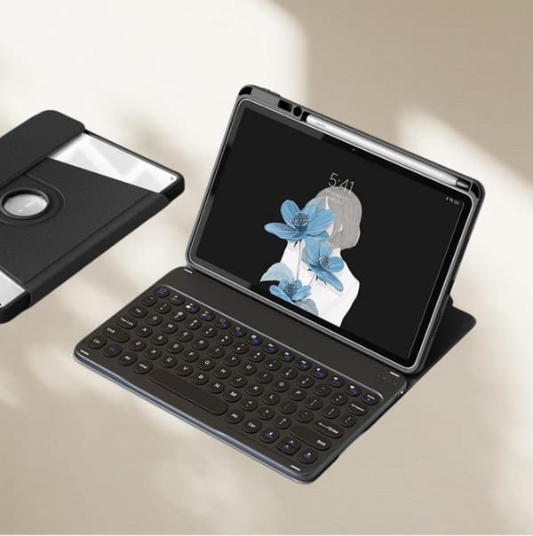 Kompatibel med Huawei MatePad Pro 12.2 360° Roterende Bluetooth Tastatur Etui