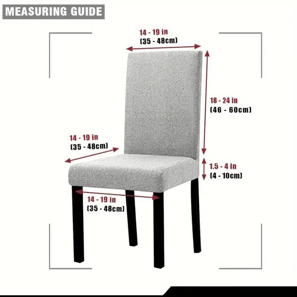 Festlig Jul Stolsöverdrag - Röd Snögubbe Design, Polyester Matsalsstols Skydd