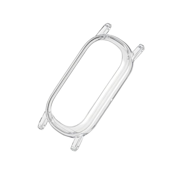 Connector-etui kompatibel med Fitbit Air 12mm rem | Fast forbindelse til daglig brug, PC-materiale, nem snap-in montering, flere farver Transparent Transparent