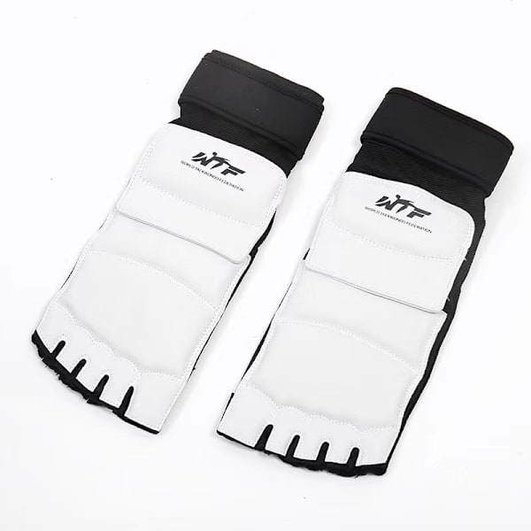 Boksekarate halvfingerhandsker Hvid L