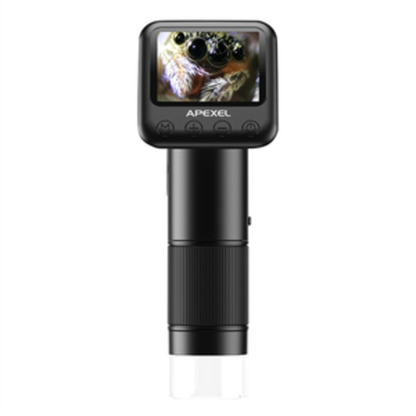 APEXEL APL-MS008 LCD digitalt mikroskop (sort)