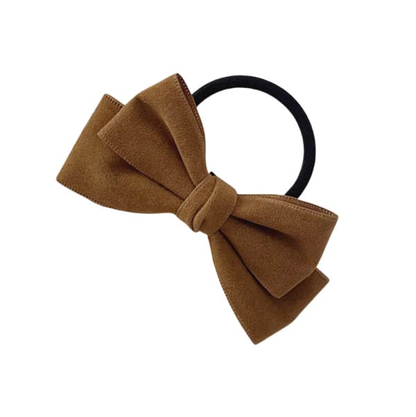 Chic Bowknot Hårelastikker - Sæt med 2 alsidige hårtilbehør coffee coffee