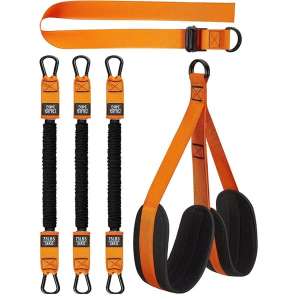 Pull up band / Træningsbånd pull ups - Pull up-hjælp til styrketræning Orange 240 lbs Orange 240 lbs