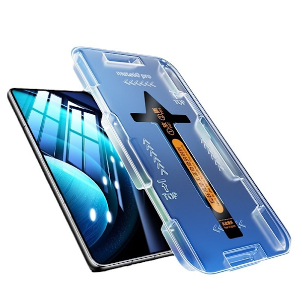 Vivo X200 buet skærm hærdet glasfilm med applikator