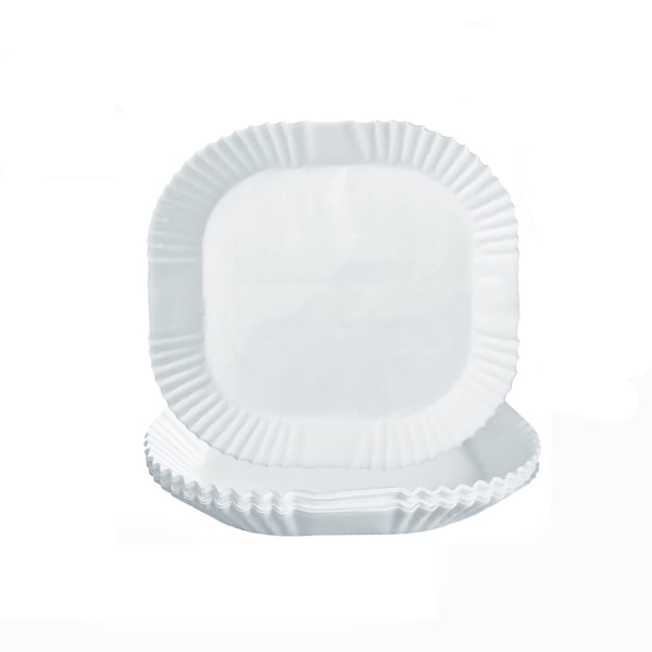 Engångs Air Fryer pappersfoder non-stick 50-pack Vit 20 cm