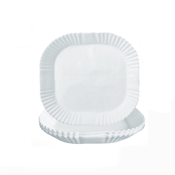 Engångs Air Fryer pappersfoder non-stick 50-pack White 20 cm White 20 cm