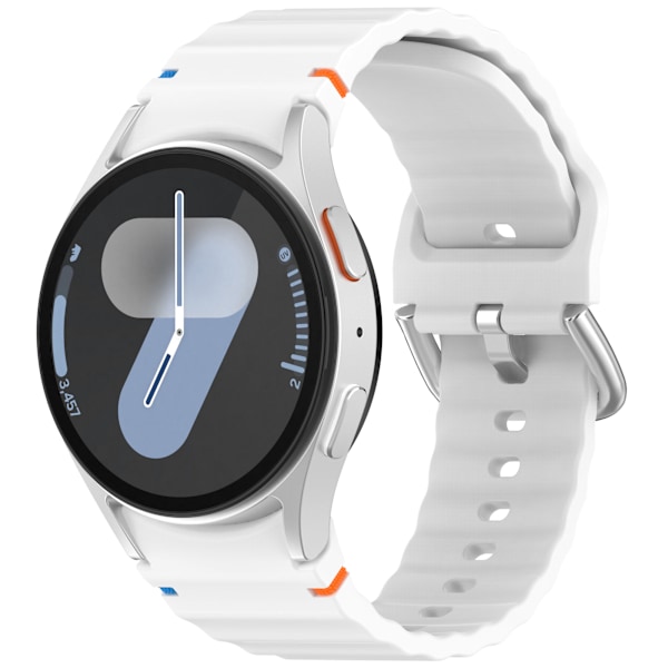 Samsung Watch 7 Wave Strap - Silverspänne (blekningsbeständig)