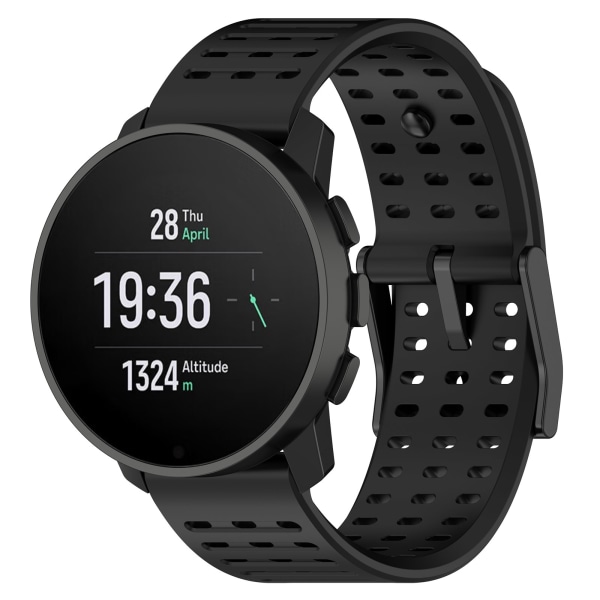 Silikonarmband Suunto Vertical/9 Peak Pro/9 Peak/5 Peak Svart