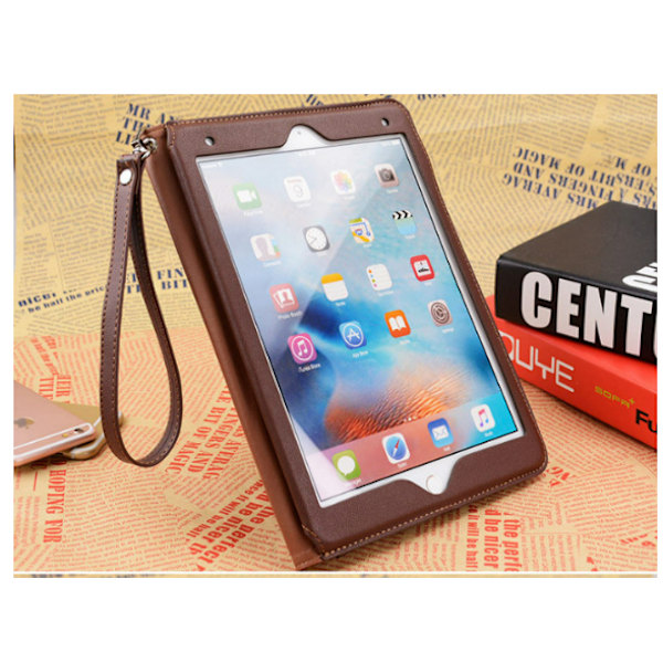 Snyggt PU-fodral för iPad Mini 1/2/3/4/5 med stativ Brun