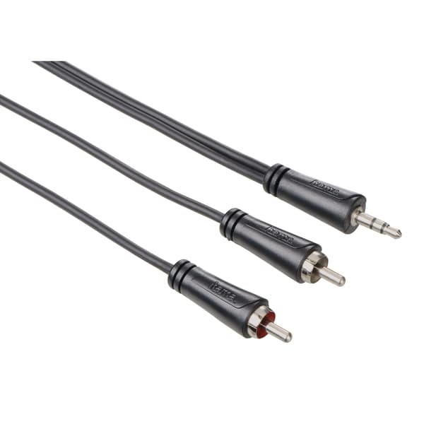 Johto Audio 3.5mm-2xRCA 5m Musta