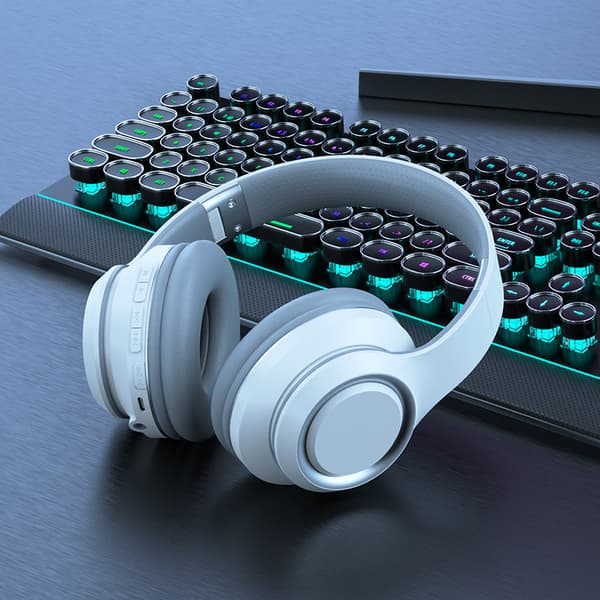DR90 Over-Ear Bluetooth-hörlurar Vit