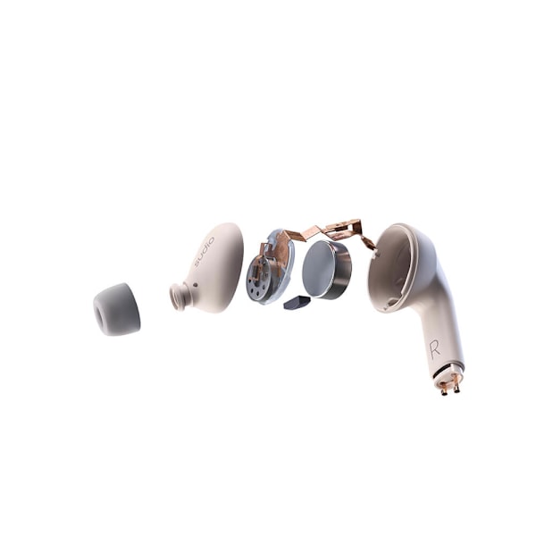 Hörlur E2 In-Ear TWS ANC Chalk