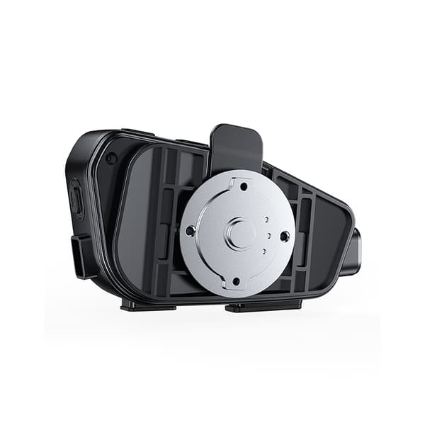 Hjelm Bluetooth Headset 2-i-1 Soft+Hard Mic, Sort