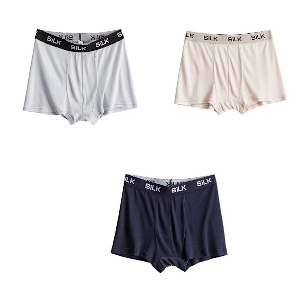 Boxerkalsonger i siden för män - Lätta sommarunderkläder XXXL