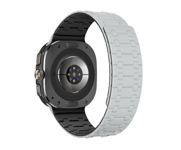 Stilfuld silikone rem til Samsung Watch Ultra 47mm Grey Grey