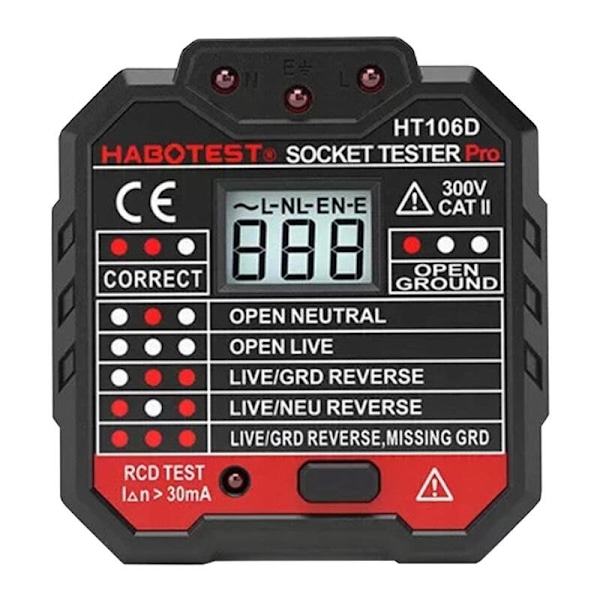 Sockeltestare med digital display Habotest HT106D