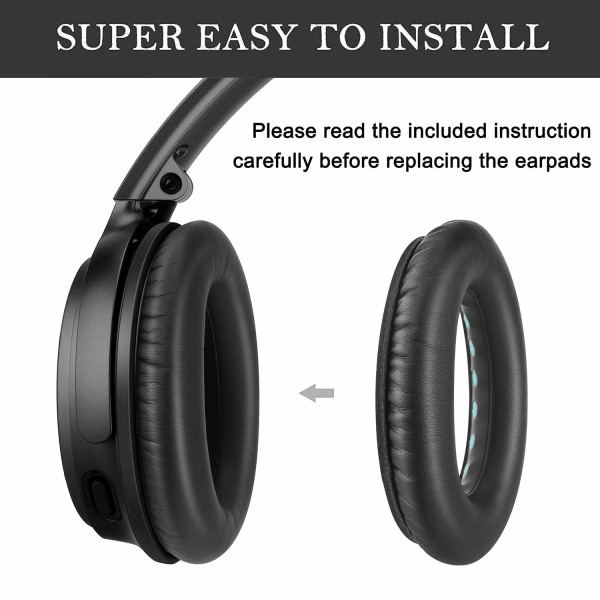 INF Öronkuddar 1 par Bose QC35/Bose SoundTrue Svart