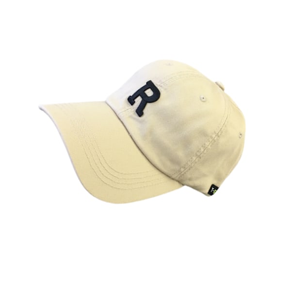 Stilfuld R-bogstav kasket til forår/sommer Beige