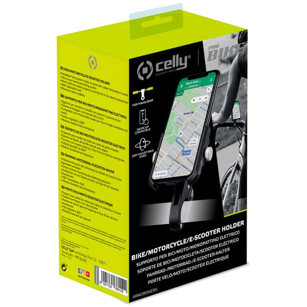 Mobiltelefonholder af metal til cykler