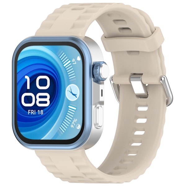 Silikoninen kellonranneke Huawei Fit 4 Prolle Valkoinen