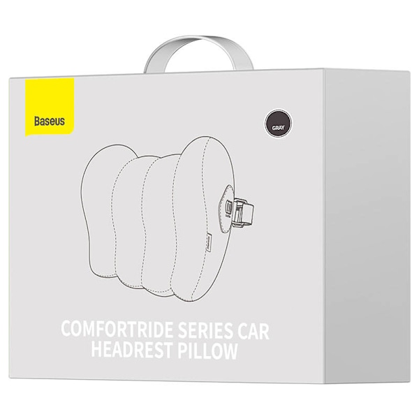Auton niskatukeen kiinnitetty tyyny Baseus Comfort Ride (harmaa)