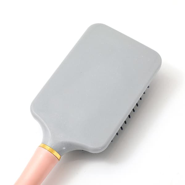 Stor Paddle Luft Pude Hårbørste til Udredning & Styling Pink Pink