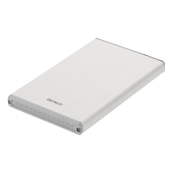 External cabinet for 1x 2.5" SATA hard drive, SATA 6Gbit/s Silver