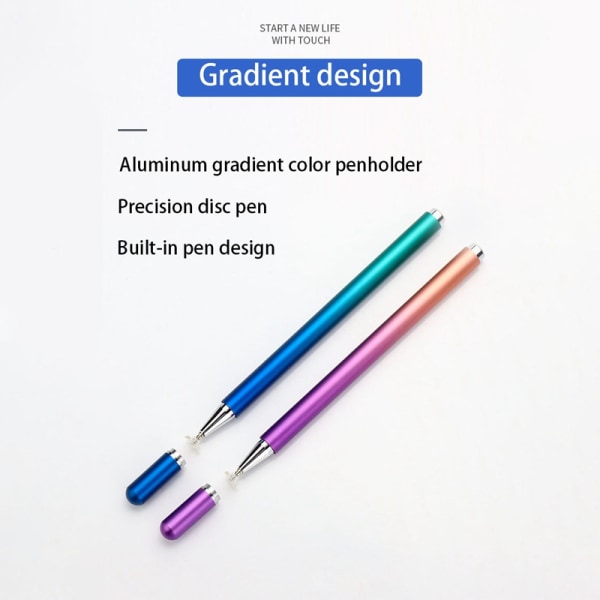 Magnetic Suction Stylus Penna med inbyggd spetsdesign Mörkblå gradient
