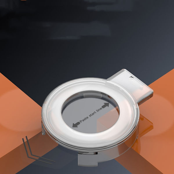 GT4 Støvfri Ur Skærmbeskytter 2-pakke 46 mm