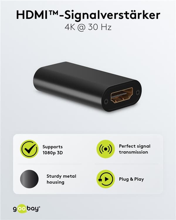 HDMI™-signaalin vahvistin 4K @ 30 Hz