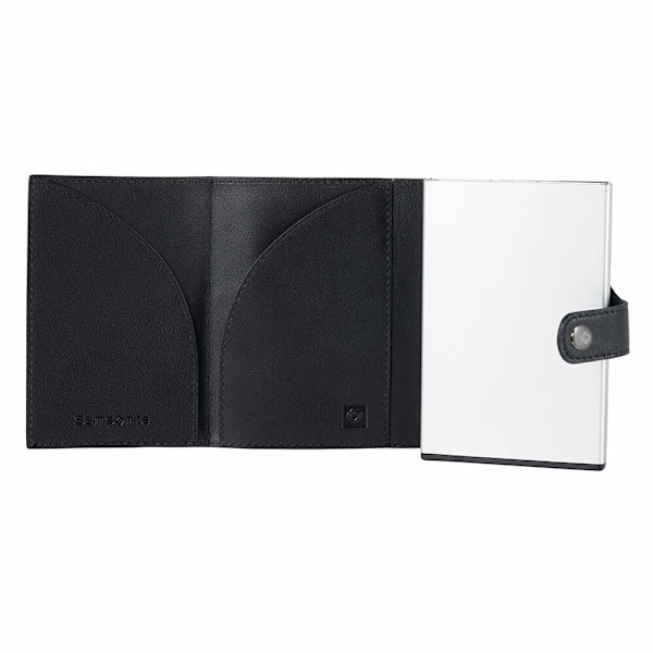 SAMSONITE Plånbok ALUFIT PLUS RFID  Card Case Slide Alu Svart inkl sedelfack