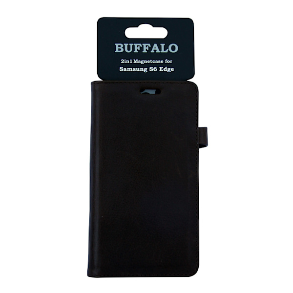 BUFFALO Mobilfodral 3 Kortfack Brun - Samsung S6 Edge