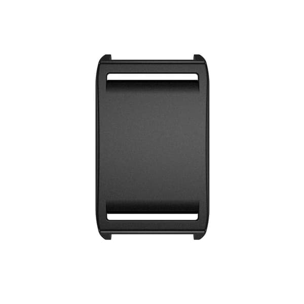 PC-stropforbinderetui kompatibel med Polar Loop 22mm - sort, 4.9cm x 2.9cm, snap-in PC-kappe til sikker montering og stabil forbindelse