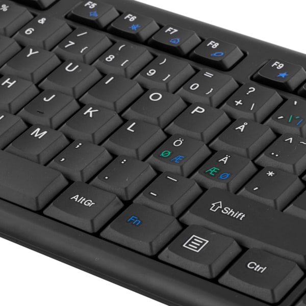 Wireless keyboard mouse Nordic USB nanoreceiver 10m range