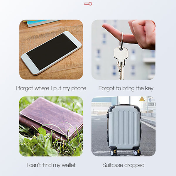 Smart Tracker - Anti-lost Device Blå