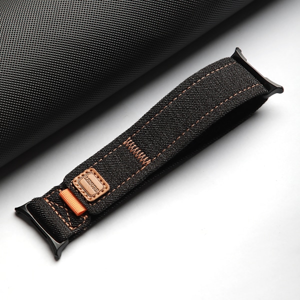 Canvas klockarmband för Samsung Galaxy Watch Ultra Svart