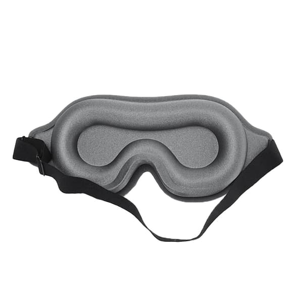 3D-unimaski – Lycra-kaksipuolinen, valoa estävä ja mukava Grey Grey