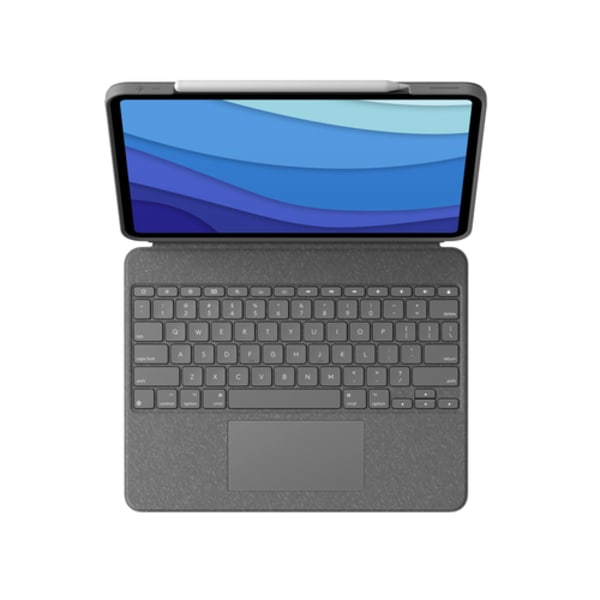 Logitech Combo Touch, QWERTY, Nordic, Styrplatta, 1,8 cm, 1 mm, Apple