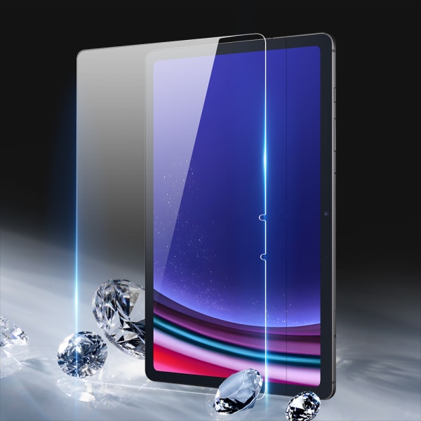 Härdat glasfilm för Samsung Tab S7/S8/S9 Transparent Transparent