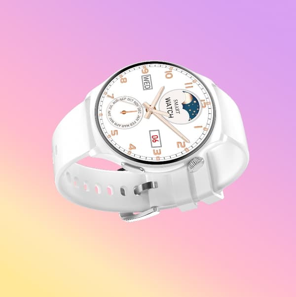 MX16 Smartwatch: 1.43" HD-skærm, Bluetooth-opkald White White