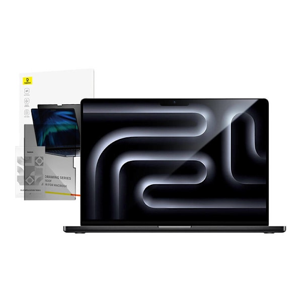 Skärmskydd Baseus Magic Drawing för MacBook Pro 13" (2022) + rengöringskit (klar)