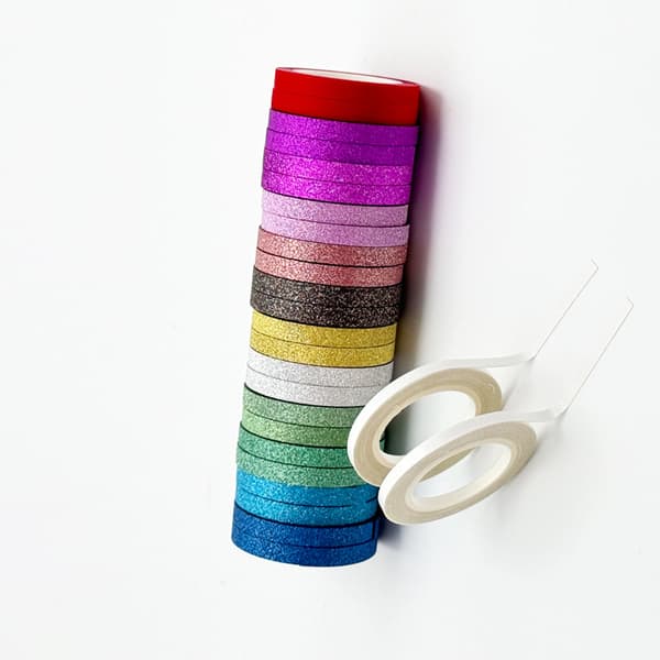 Glitter Washi Tape Sæt - 26 ruller